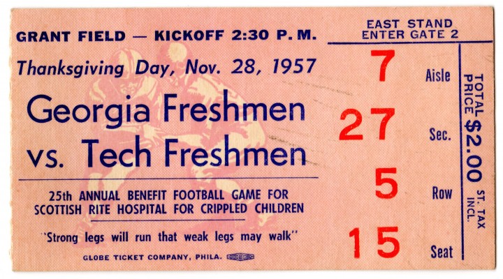 1957-11-28 - Georgia Tech Freshmen vs. Georgia Freshmen