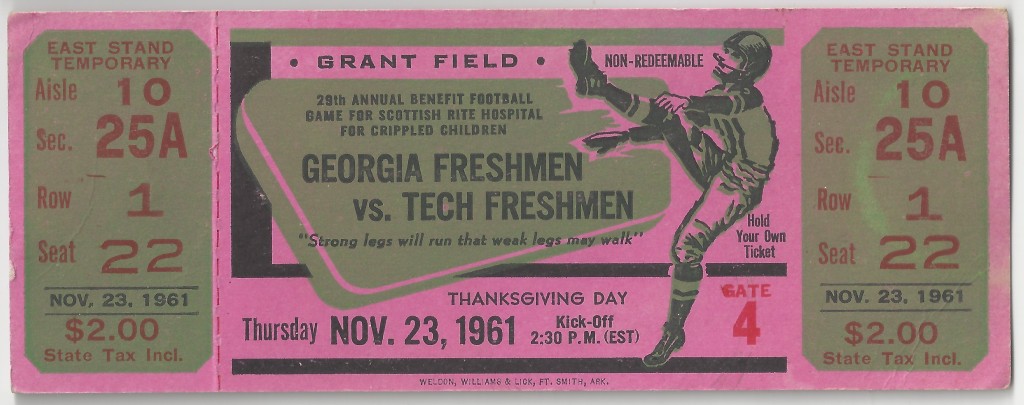 1961-11-23 - Georgia Tech Freshmen vs. Georgia Freshmen