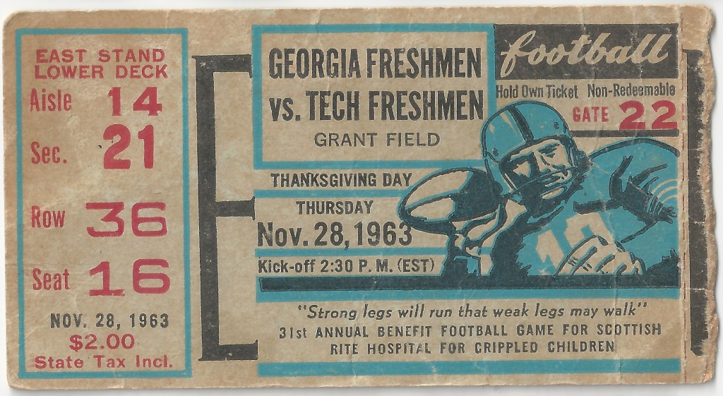 1963-11-28 - Georgia Tech Freshmen vs. Georgia Freshmen