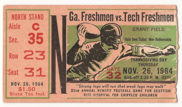 1964-11-26 - Georgia Tech Freshmen vs. Georgia Freshmen