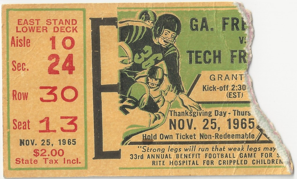 1965-11-25 - Georgia Tech Freshmen vs. Georgia Freshmen
