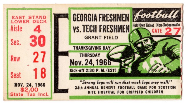 1966-11-24 - Georgia Tech Freshmen vs. Georgia Freshmen