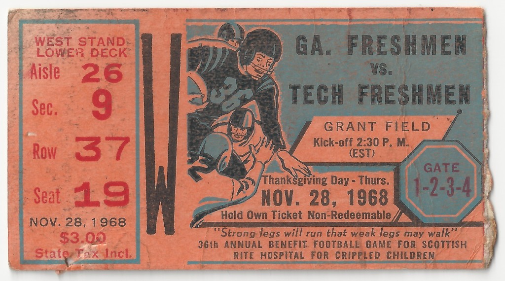 1968-11-28 - Georgia Tech Freshmen vs. Georgia Freshmen