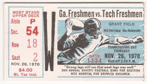 1970-11-26 - Georgia Tech Freshmen vs. Georgia Freshmen