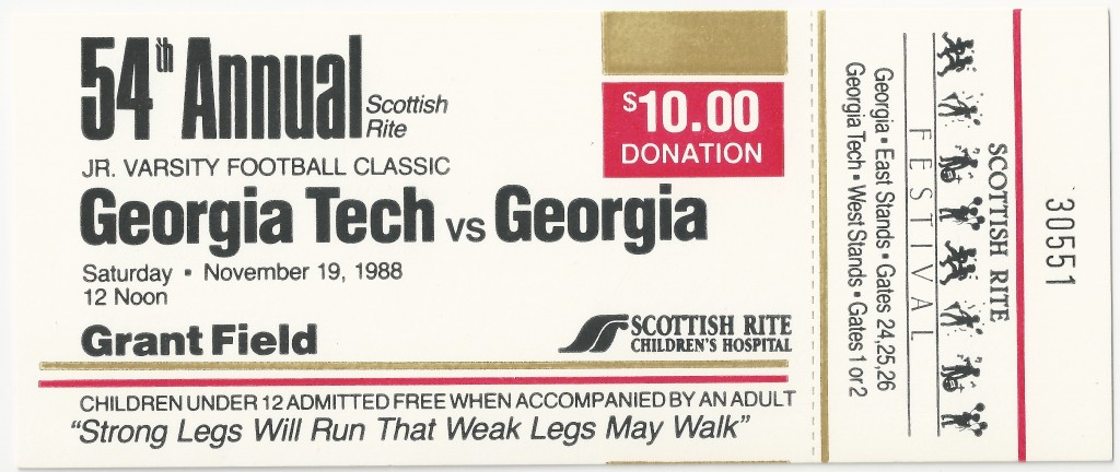 1988-11-19 - Georgia Tech J.V. vs. Georgia J.V.