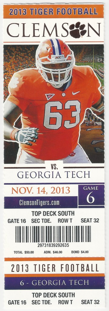 2013-11-14 - Georgia Tech at Clemson