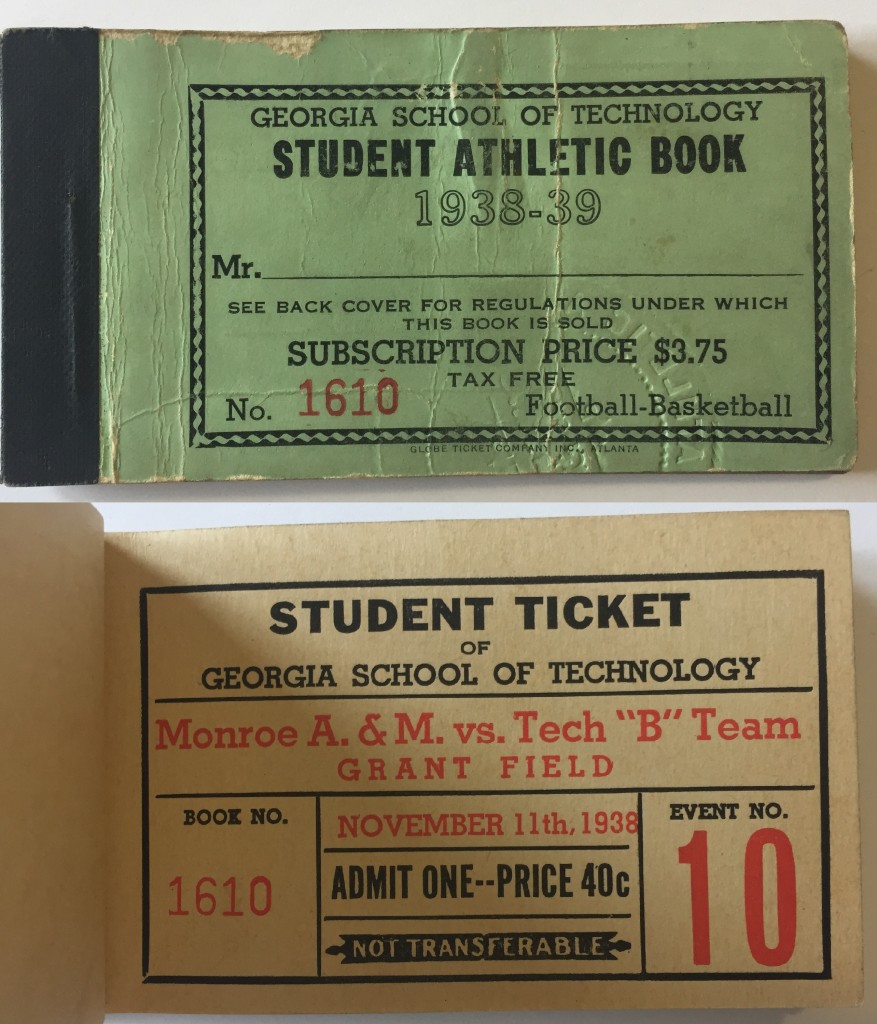 1938-11-11 - Georgia Tech B Team vs. Monroe A&M