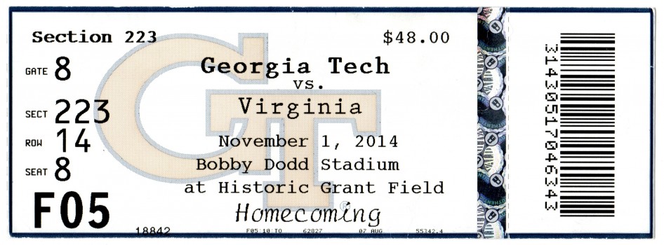 2014-11-01 - Georgia Tech vs. Virginia