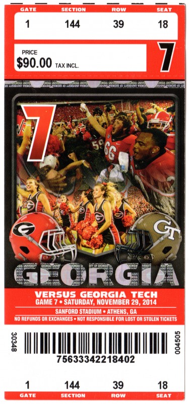 2014-11-29 - Georgia Tech at Georgia