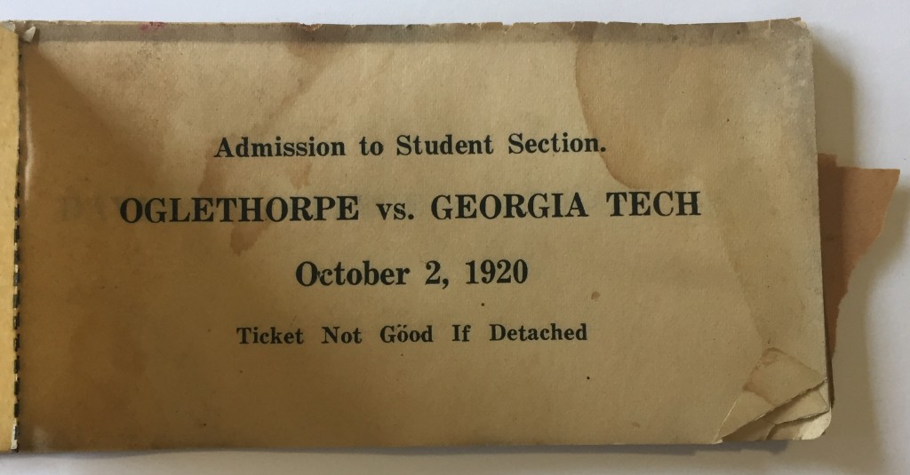 1920-10-02 - Georgia Tech vs. Oglethorpe