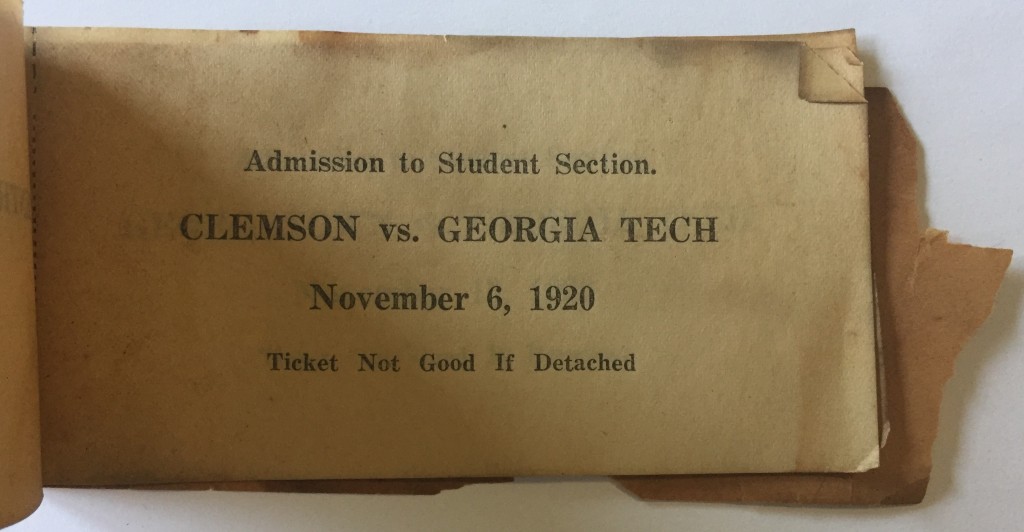 1920-11-06 - Georgia Tech vs. Clemson