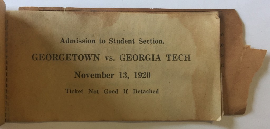 1920-11-13 - Georgia Tech vs. Georgetown