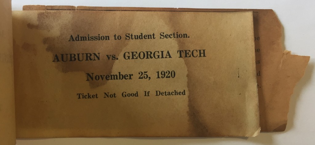 1920-11-25 - Georgia Tech vs. Auburn