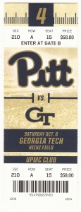 2016-10-08 - Georgia Tech at Pittsburgh