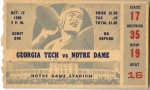 Georgia Tech at Notre Dame - 1940