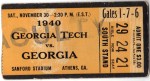 Georgia Tech at Georgia - 1940