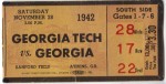 Georgia Tech at Georgia - 1942