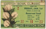 Georgia Tech vs. Texas - Cotton Bowl - 1943