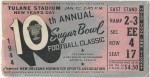 Georgia Tech vs. Tulsa - Sugar Bowl - 1944