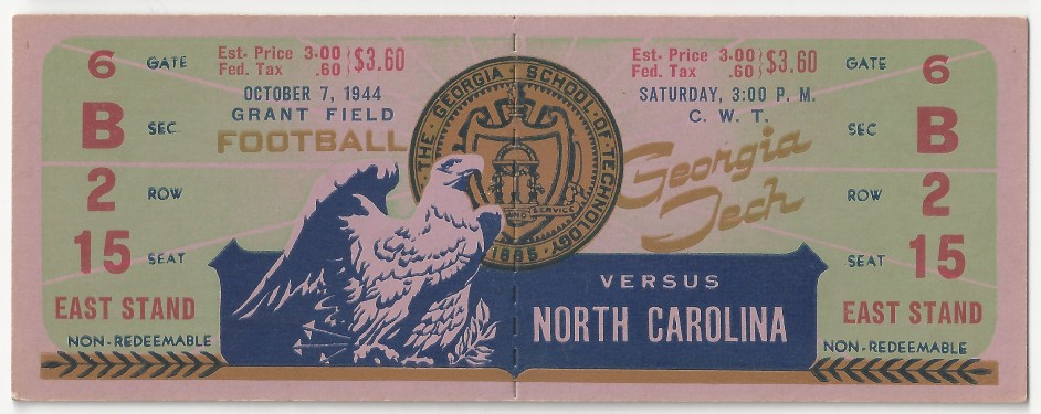 Georgia Tech vs. North Carolina - 1944