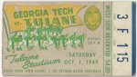 Georgia Tech at Tulane - 1949