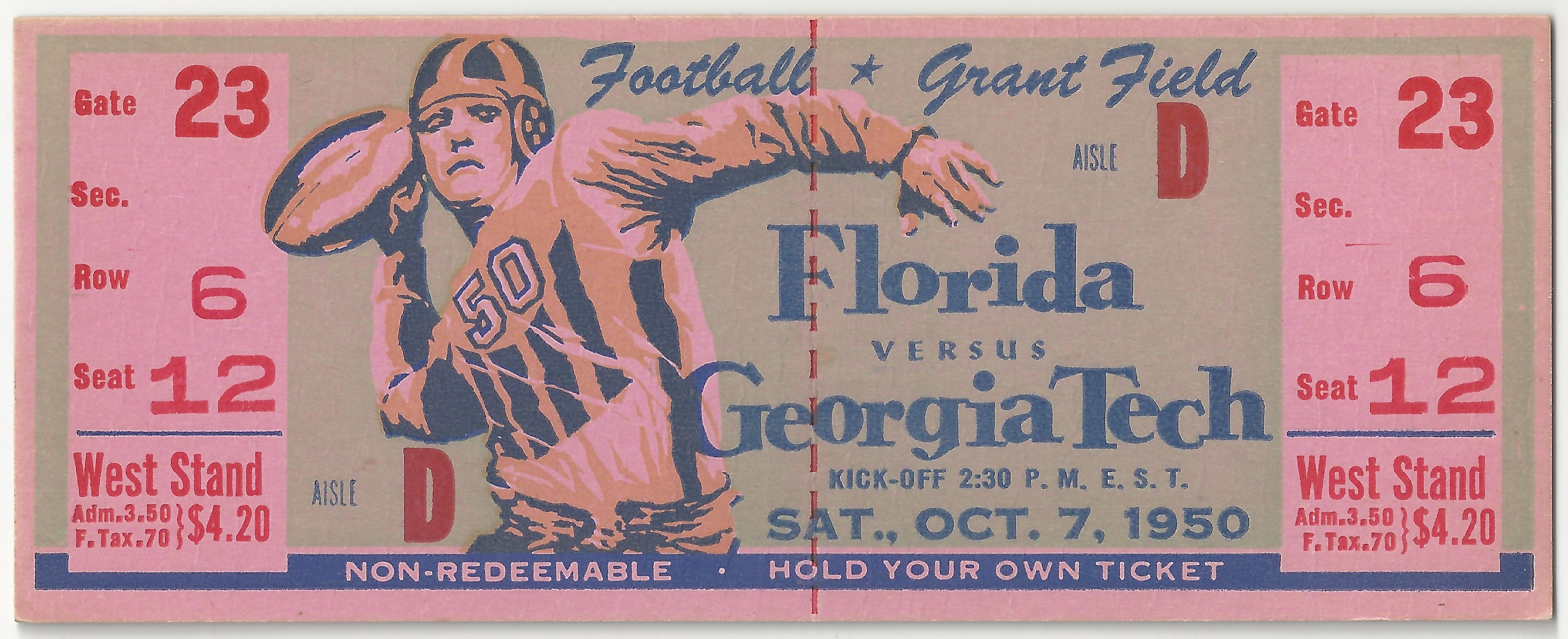 Georgia Tech vs. Florida - 1950