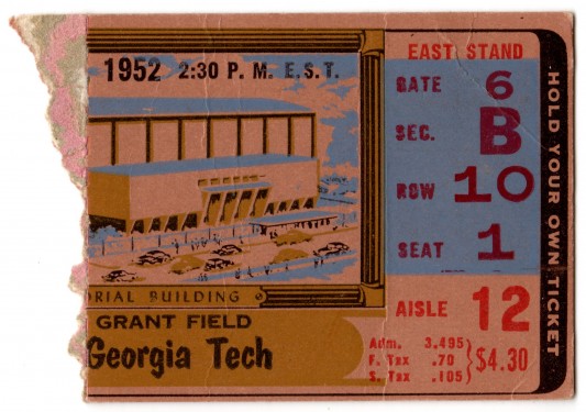 1952-10-11 - Georgia Tech vs. Tulane