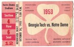 Georgia Tech at Notre Dame - 1953
