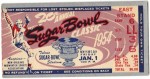 Georgia Tech vs. West Virginia - Sugar Bowl - 1953