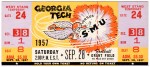 Georgia Tech vs. Southern Methodist - 1957