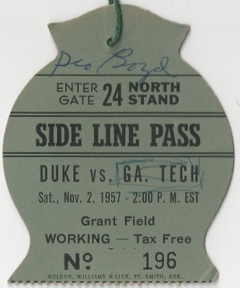 Georgia Tech vs. Duke 1957