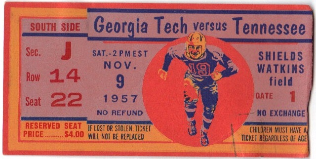 Georgia Tech at Tennessee - 1957