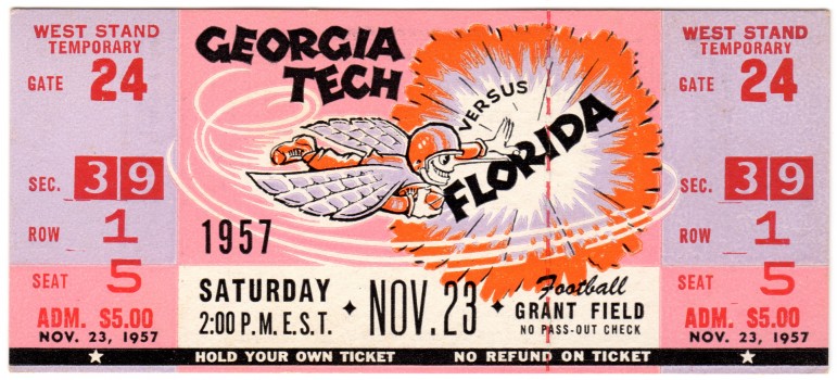 1957-11-23 - Georgia Tech vs. Florida