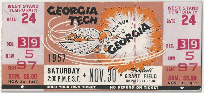1957-11-30 - Georgia Tech vs. Georgia