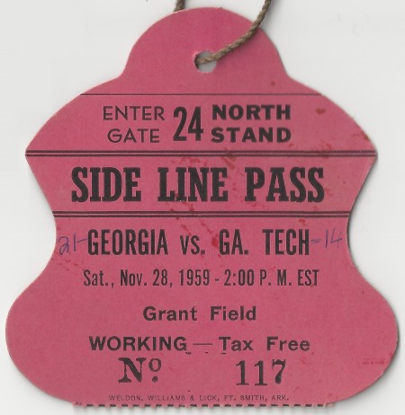 Georgia Tech vs. Georgia - 1959
