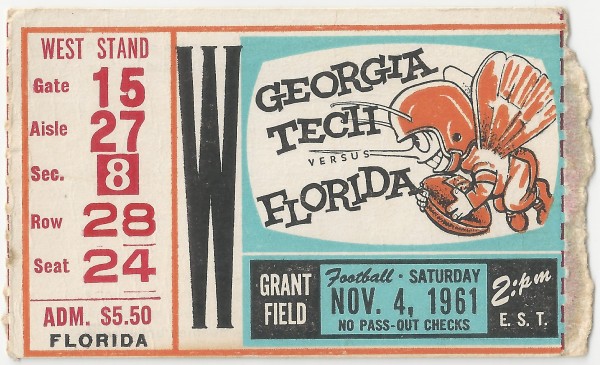 1961-11-04 - Georgia Tech vs. Florida