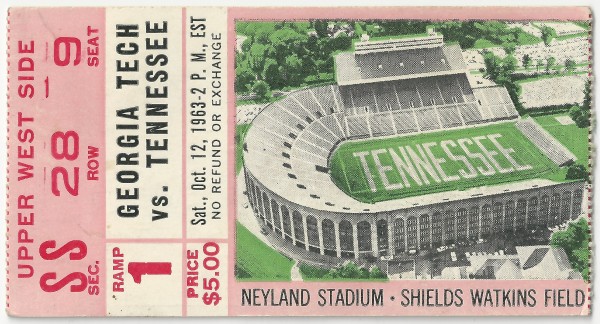 1963-10-12 - Georgia Tech at Tennessee