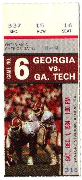 1984-12-01 - Georgia Tech at Georgia