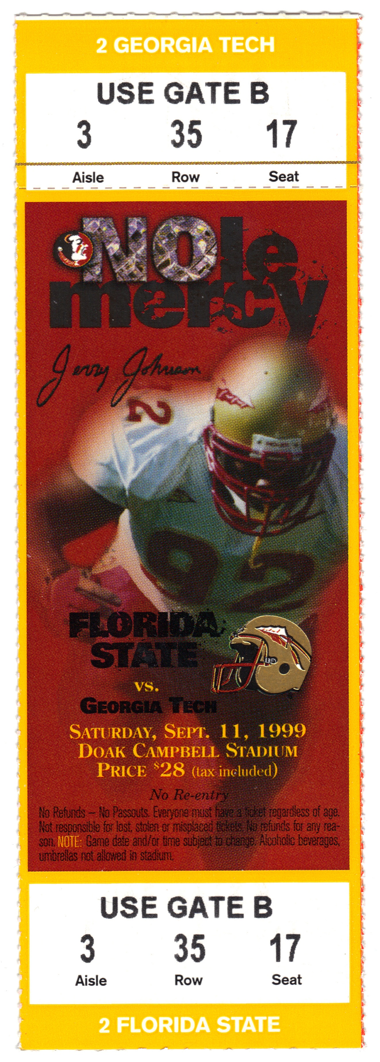 Georgia Tech at Florida State - 1999