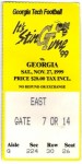 Georgia Tech vs. Georgia - 1999