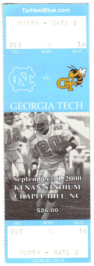 Georgia Tech at North Carolina - 2000
