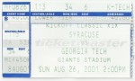 Georgia Tech vs. Syracuse - Kickoff Classic - 2001