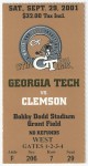 Georgia Tech vs. Clemson - 2001