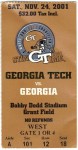 Georgia Tech vs. Georgia - 2001