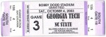 Georgia Tech vs. North Carolina State - 2003