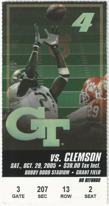 2005-10-29 - Georgia Tech vs. Clemson