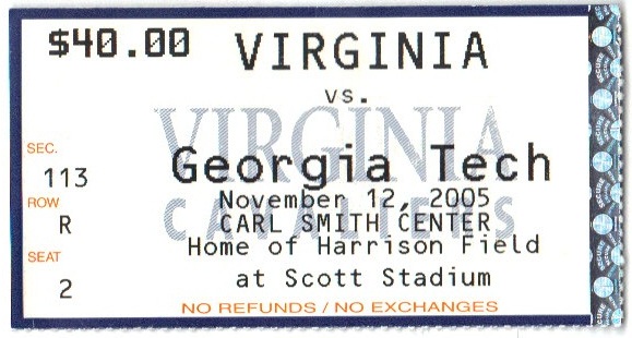 2005-11-12 - Georgia Tech at Virginia