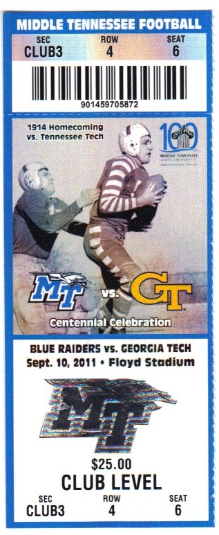 2011-09-10 - Georgia Tech at Middle Tennessee State