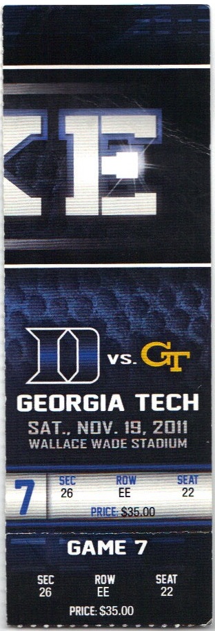 2011-11-19 - Georgia Tech at Duke