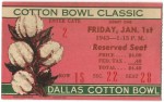 Georgia Tech vs. Texas - Cotton Bowl - 1943 - Pink